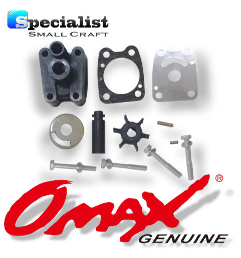 OMAX Water Pump Kit with Housing to suit Yamaha & Mariner 2-stroke 4-5hp and Yamaha F4A Outboards