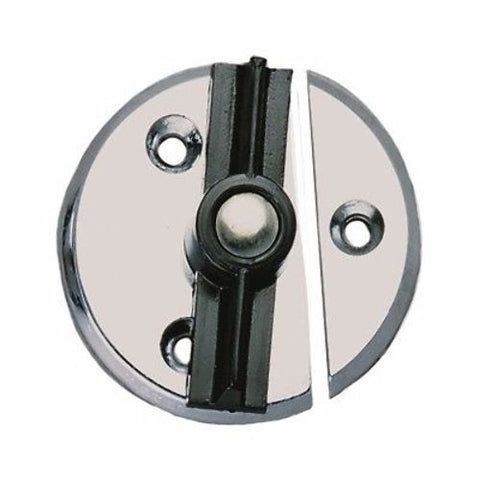 Perko 1216 Door Button/Catch with Spring PN. 1216DP0CHR 1-3/4" OD