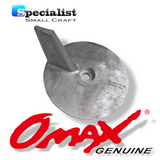 OMAX saltwater trim tab anode by Tecnoseal to suit Yamaha & Selva 20-50hp Outboards, replacing Pt. No. 664-45371-01