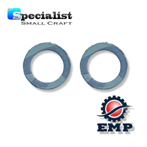 3/8" ID Lower Unit Oil Drain & Fill Screw Washers for Mercury / Mariner Outboards (pack of 2)
