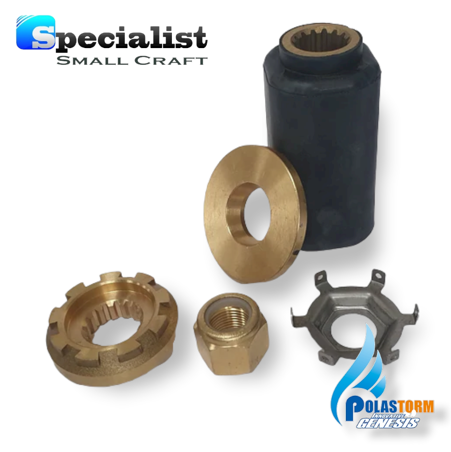 PolaFlex Propeller Hub Bush Kit: Mercury/Mariner & MerCruiser 40hp-300hp
