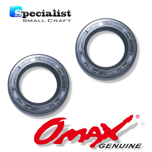 Pack of 2 OMAX Drive Shaft Seals to suit Yamaha 25-60hp Outboards replacing PN 93101-25M57
