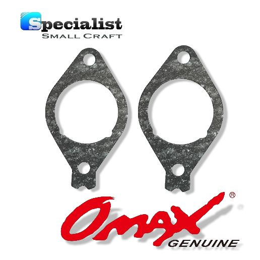 Pack of 2 OMAX Intake Manifold Gaskets to suit Yamaha F25D, FT25F & Selva Kingfish Outboards, replacing Pt. No. 6BL-13646-00