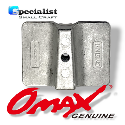 OMAX by Martyr zinc saltwater lower unit anode Yamaha & Selva 8-25hp Outboards PN 61N-45251-01