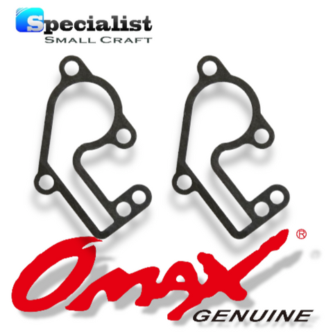 2x OMAX Thermostat Gaskets to suit Yamaha 9.9 & 15hp 2-Stroke Outboards, replacing Pt. No. 682-12414-00