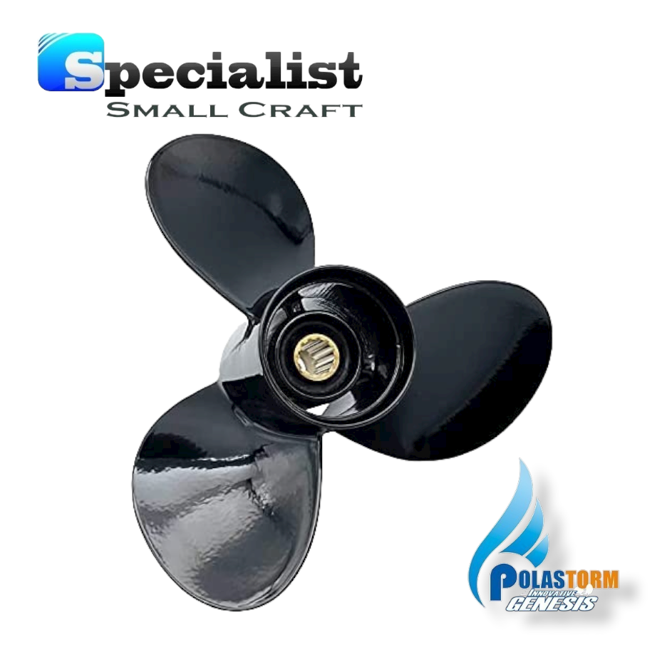11 3/8" x 14" PolaStorm Suzuki Aluminium-Titanium Propeller - 40-60hp