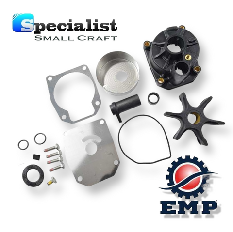 Water Pump Kit with Housing for Johnson Evinrude 3-cyl 60--75hp outboards
