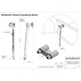 XL TRANSDUCER ARM by Railblaza for Ribs & Inflatable Boats (SIBS)