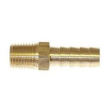 Brass 1/4" NPT male - 5/16" / 8mm ID hose barb
