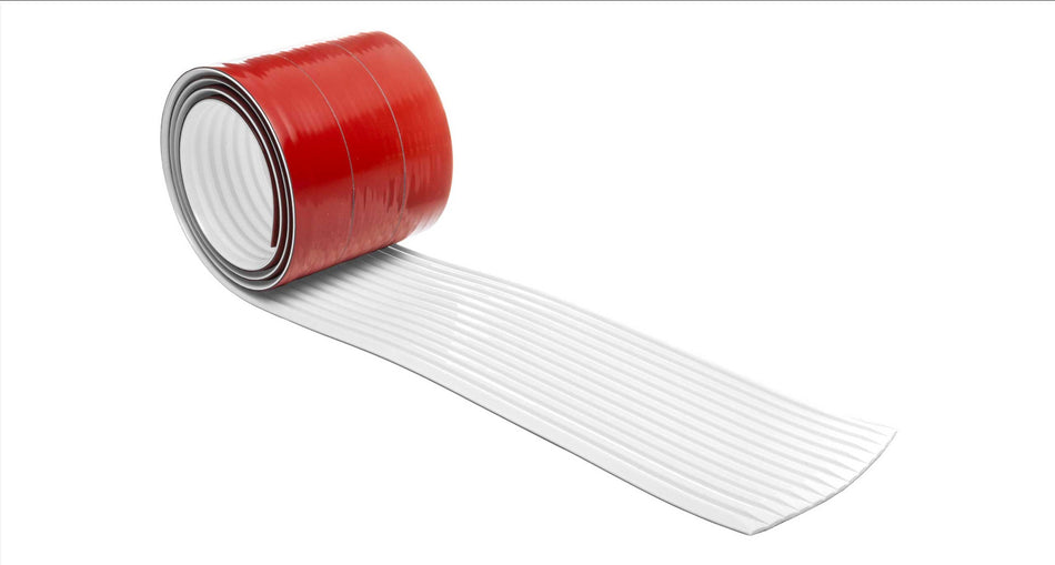 White KeelShield. Tough Urethane protection with 3M VHB backing (per foot)
